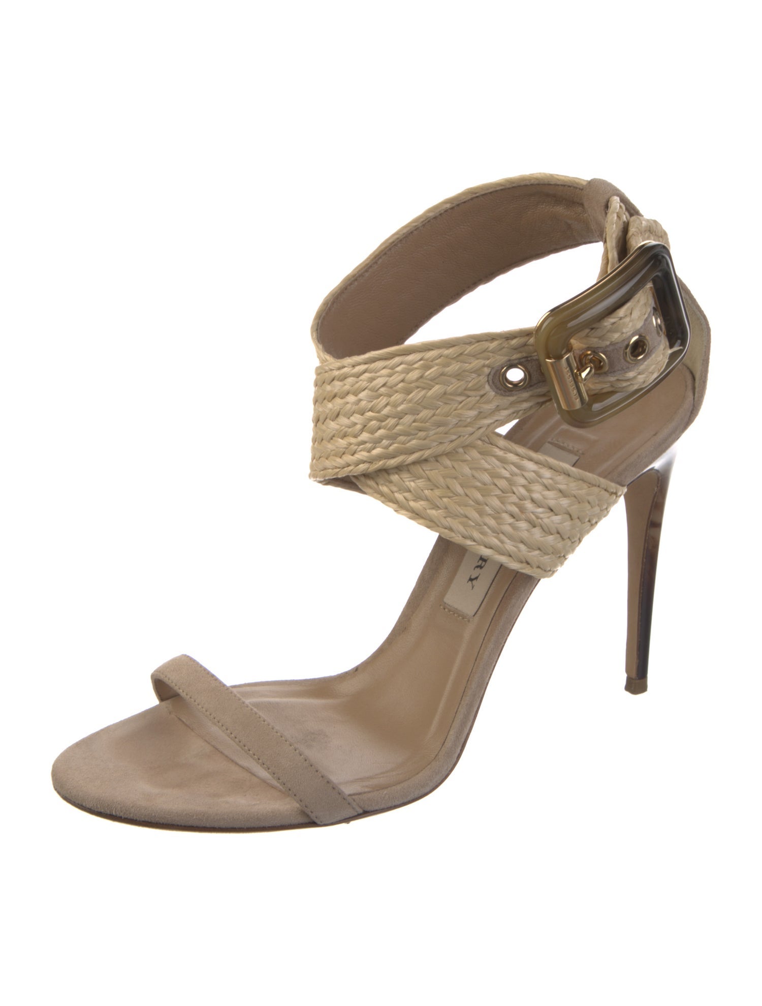Burberry Suede Sandals