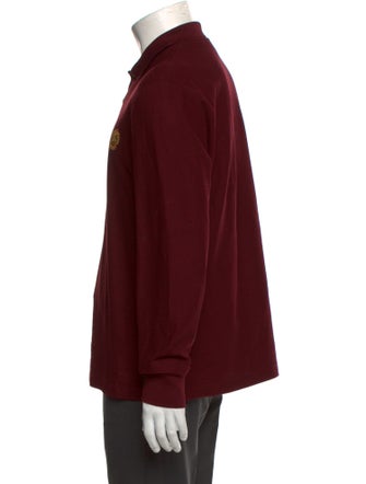 Burberry Collar Long Sleeve Polo Shirt