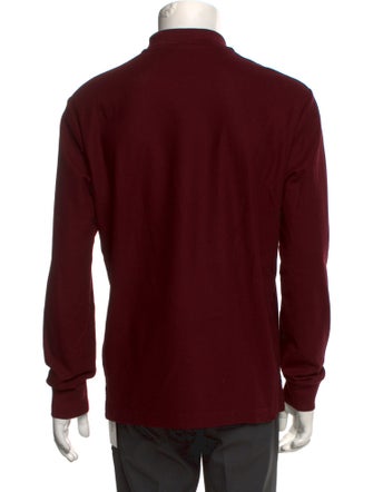 Burberry Collar Long Sleeve Polo Shirt