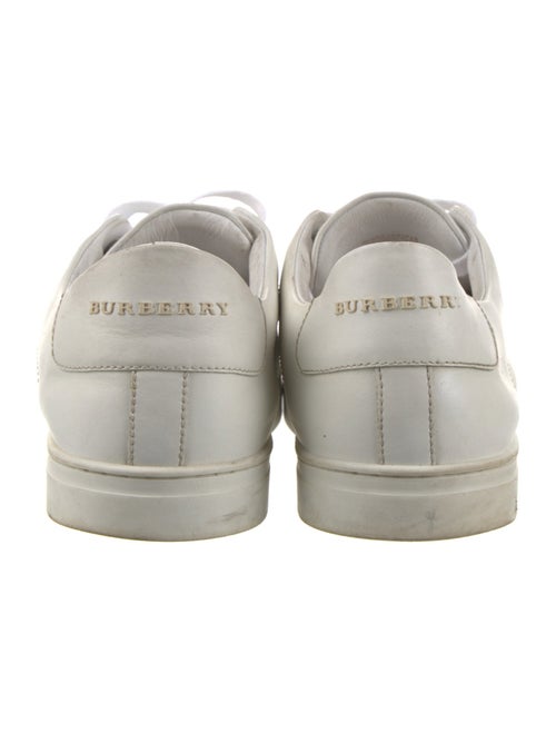 Burberry Leather Printed Sneakers