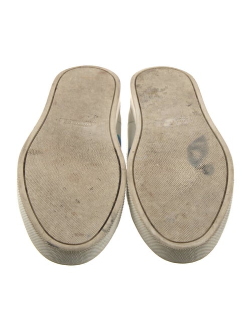 Burberry Leather Printed Sneakers