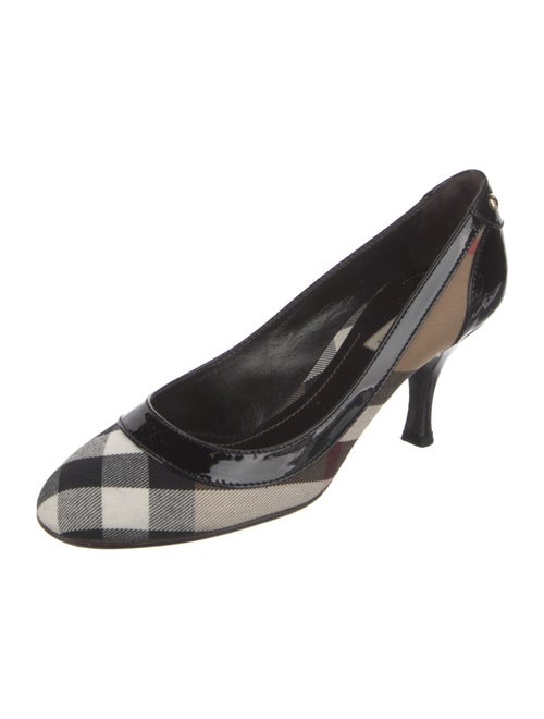 Burberry House Check Pattern Canvas Pumps