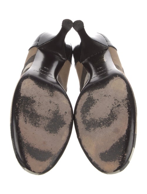 Burberry House Check Pattern Canvas Pumps