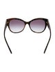 Burberry Nova Check Pattern Cat-Eye Sunglasses