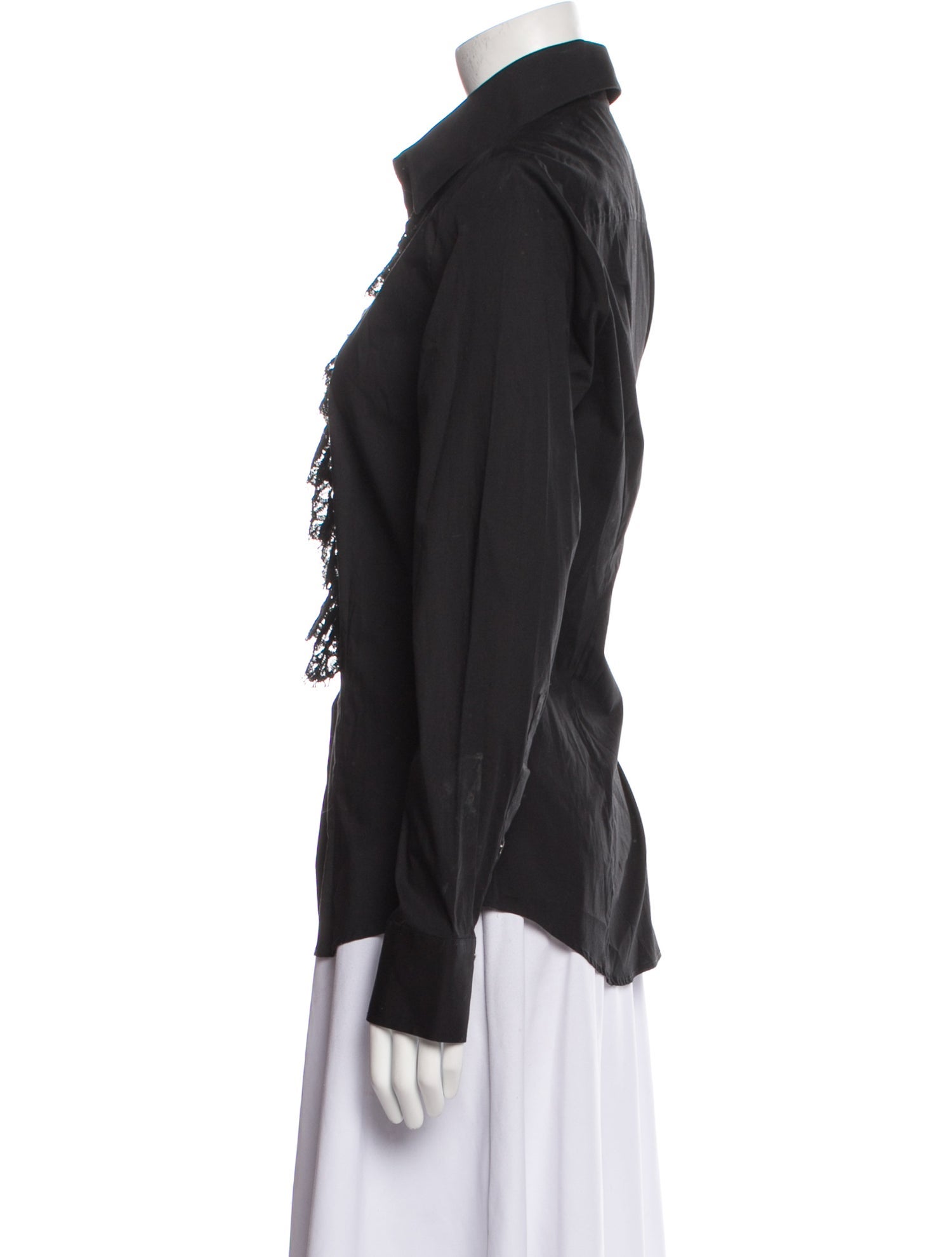 Burberry London Long Sleeve Button-Up Top