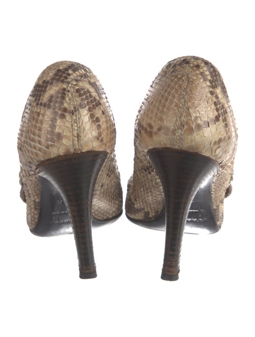 Burberry Python Animal Print Pumps