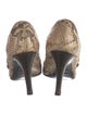 Burberry Python Animal Print Pumps