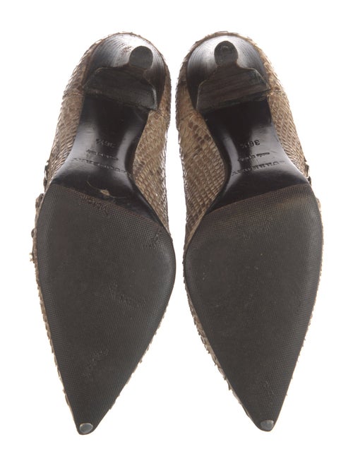 Burberry Python Animal Print Pumps