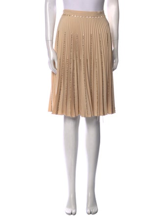 Burberry Striped Knee-Length Skirt