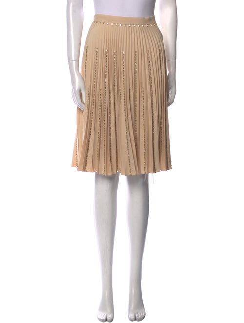 Burberry Striped Knee-Length Skirt