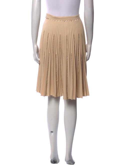 Burberry Striped Knee-Length Skirt