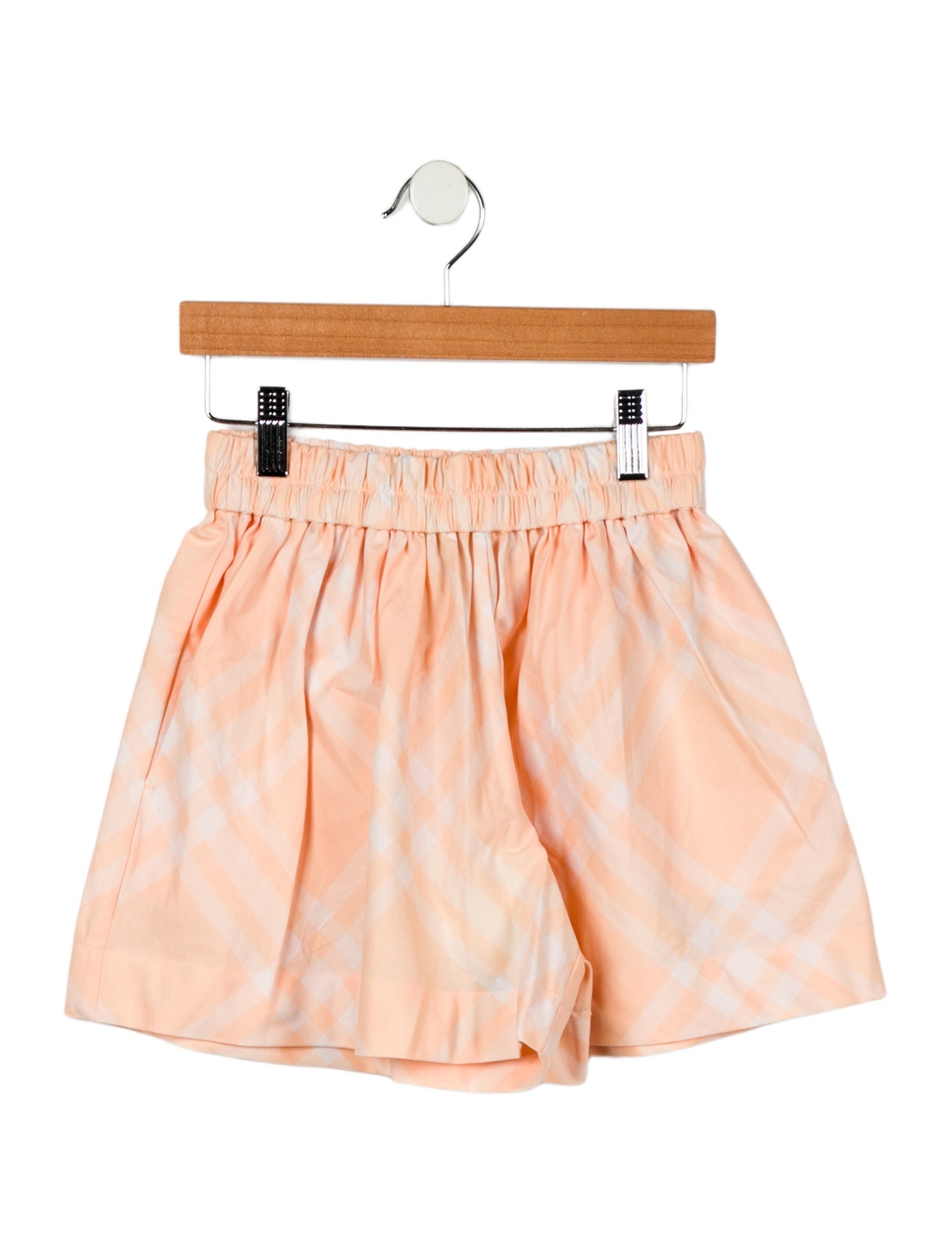 Burberry Infant Girls' Check Print Shorts w/ Tags