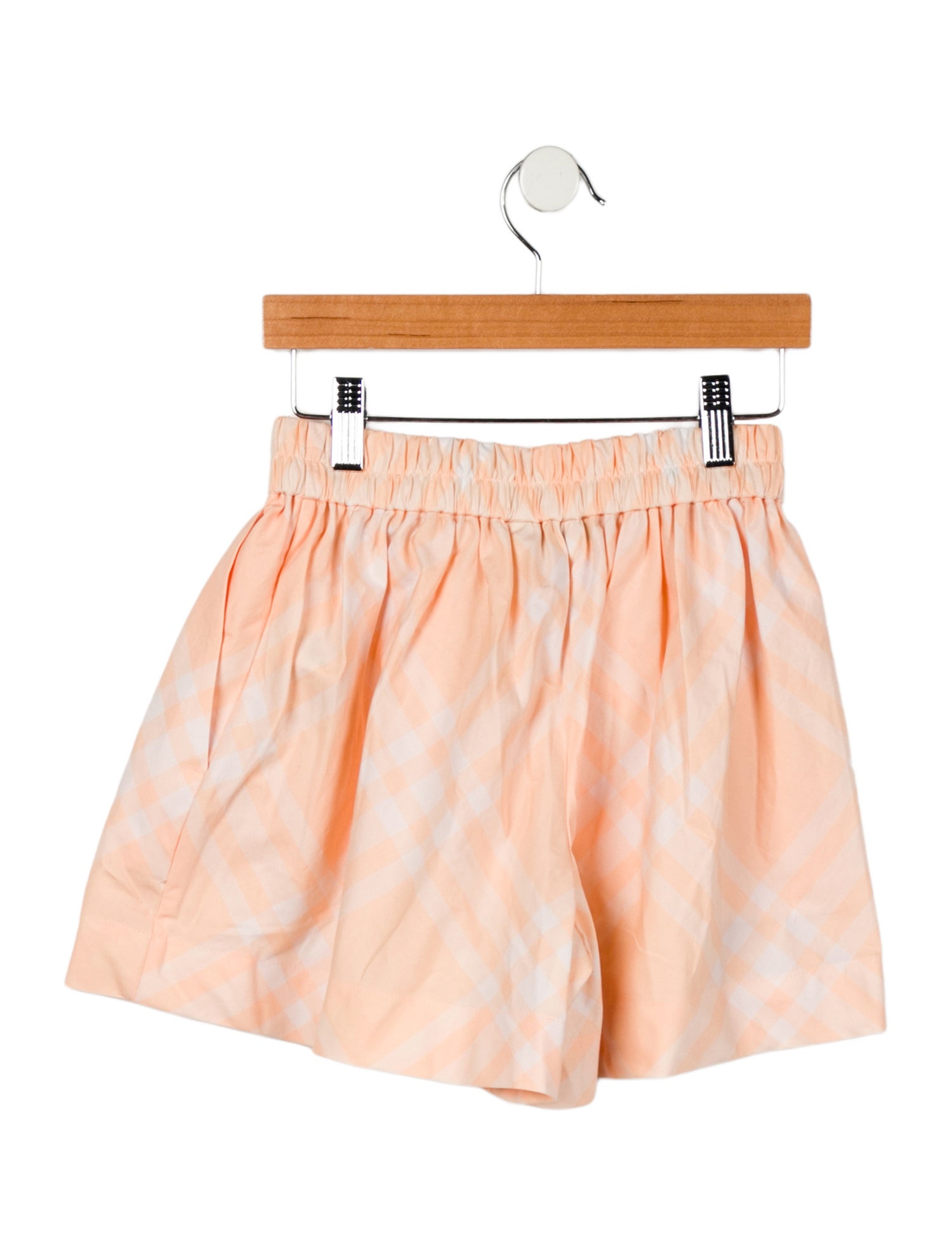 Burberry Infant Girls' Check Print Shorts w/ Tags
