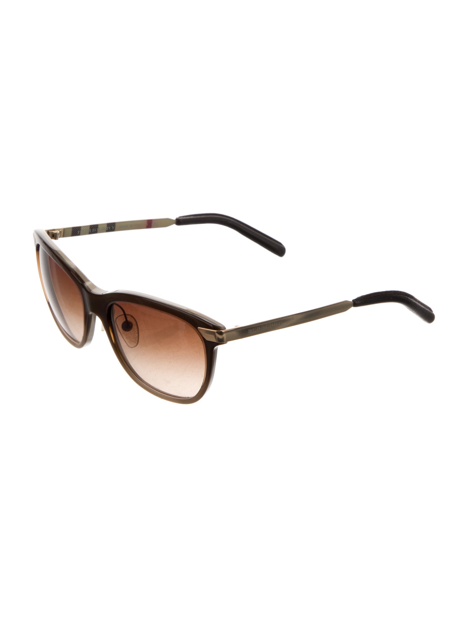 Burberry Nova Check Pattern Wayfarer Sunglasses