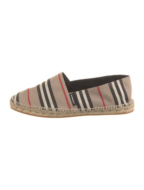 Burberry Nova Check Pattern Canvas Espadrilles
