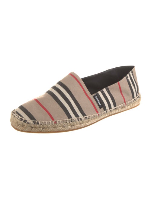 Burberry Nova Check Pattern Canvas Espadrilles