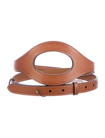 Burberry Wide Leather Belt