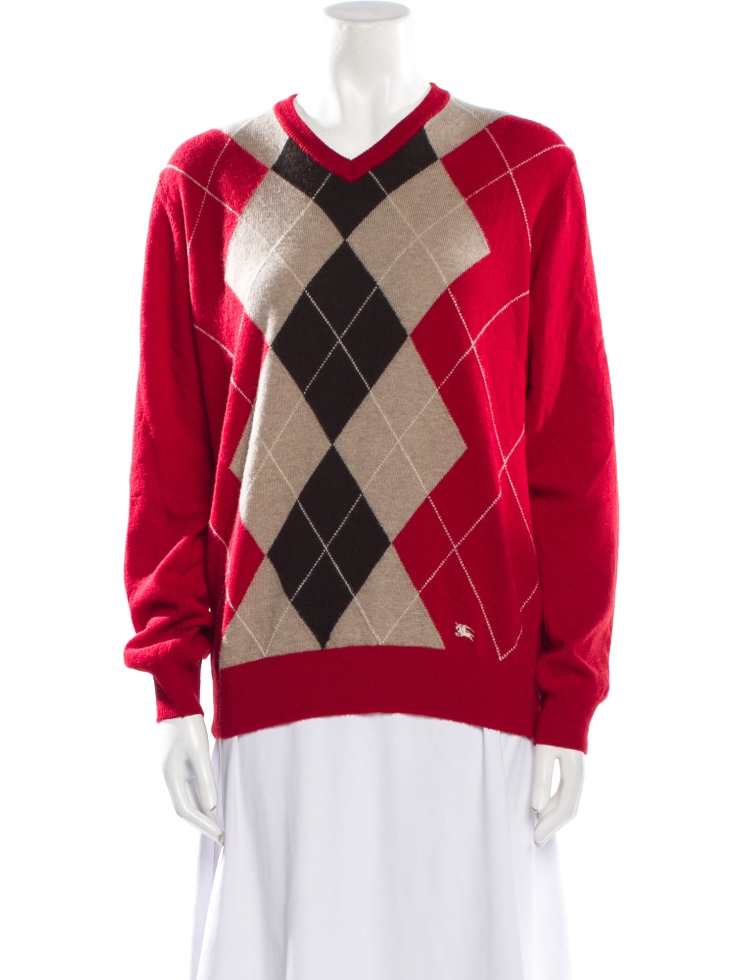 Burberry Merino Wool Printed Sweater
