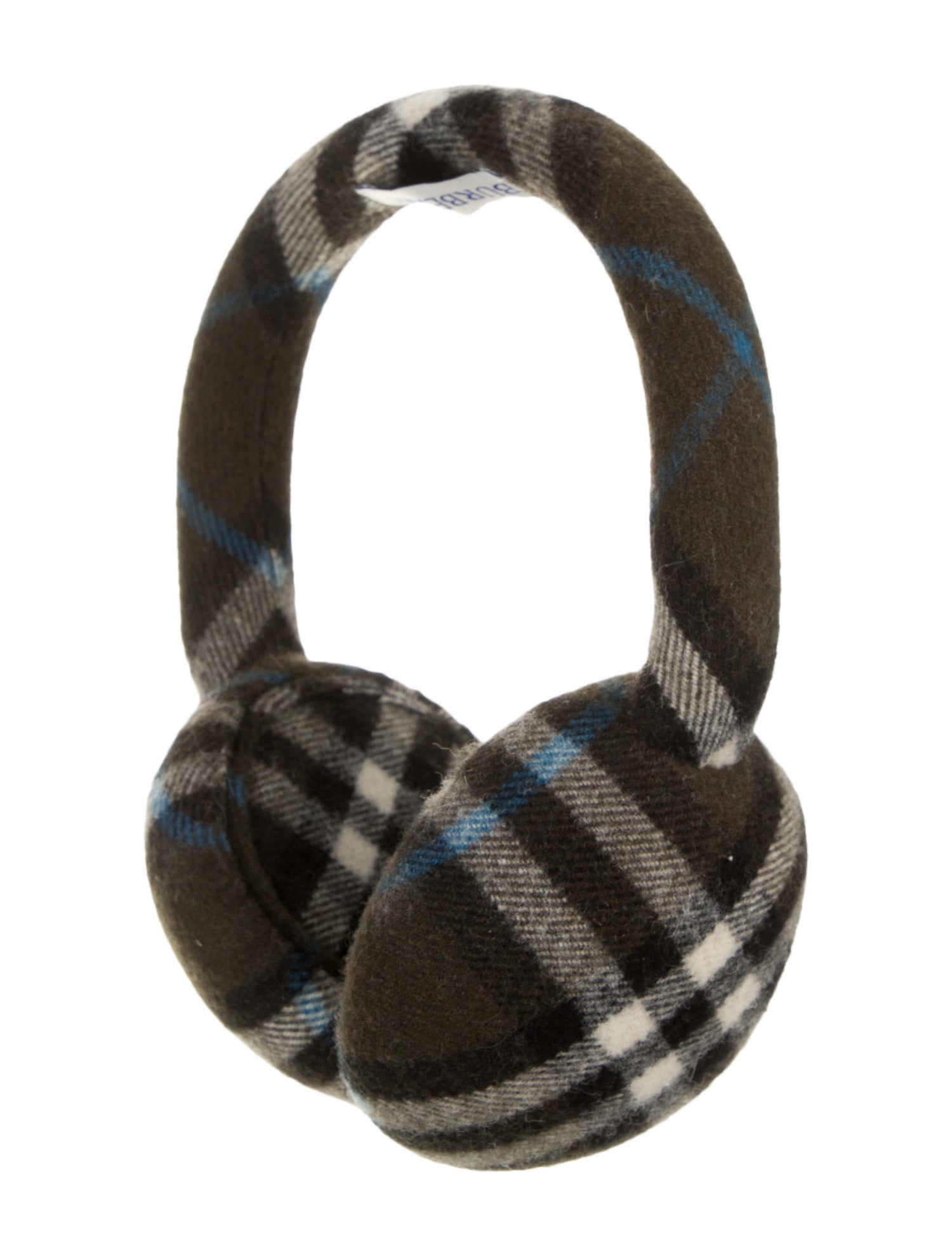 Burberry Check Wool Earmuffs