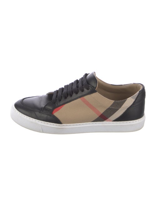 Burberry Leather Printed Sneakers