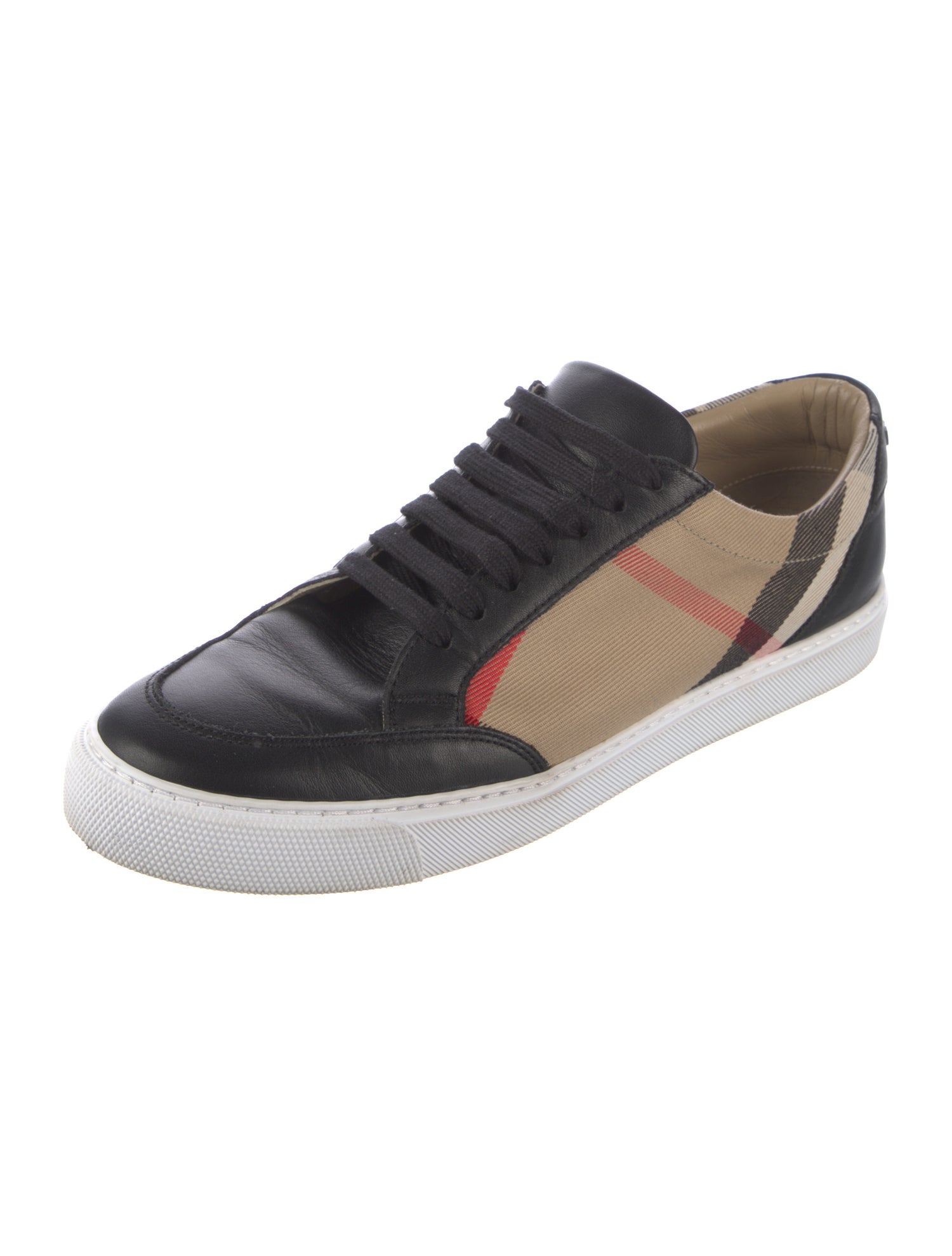 Burberry Leather Printed Sneakers