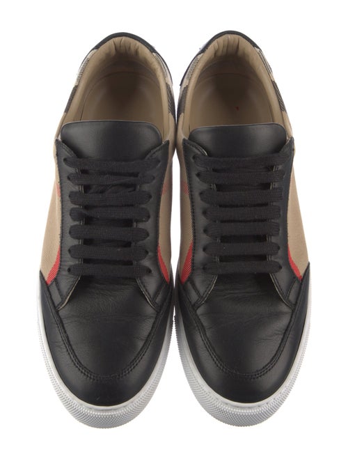 Burberry Leather Printed Sneakers