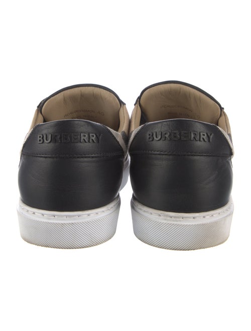 Burberry Leather Printed Sneakers