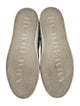 Burberry Quilted Pattern Leather Sneakers