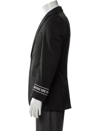 Burberry Embroidered Accent Blazer