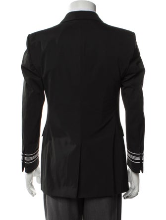 Burberry Embroidered Accent Blazer