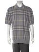 Burberry House Check Pattern Wool Polo Sweater