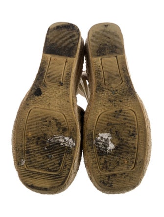 Burberry Nova Check Pattern Canvas Espadrilles