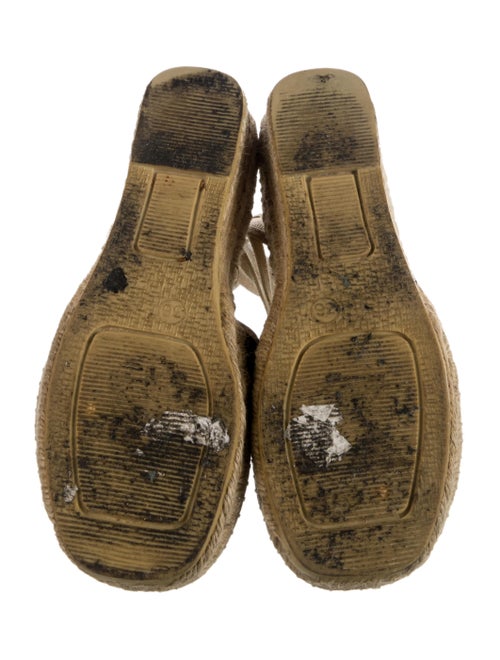 Burberry Nova Check Pattern Canvas Espadrilles