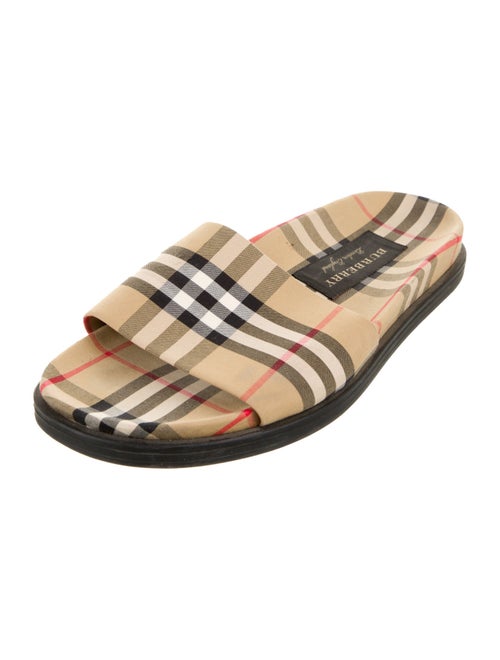Burberry Canvas Striped Slides