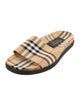 Burberry Canvas Striped Slides