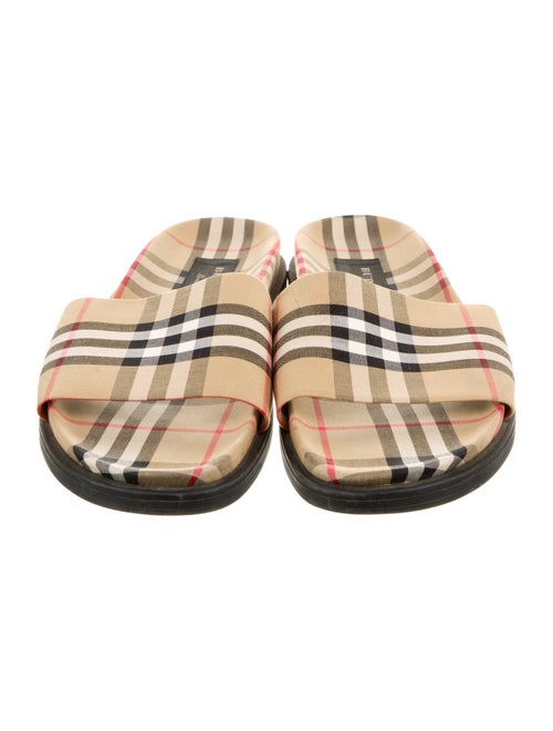 Burberry Canvas Striped Slides