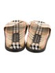 Burberry Canvas Striped Slides