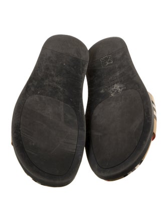 Burberry Canvas Striped Slides