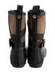 Burberry Nova Check Pattern Rubber Rain Boots