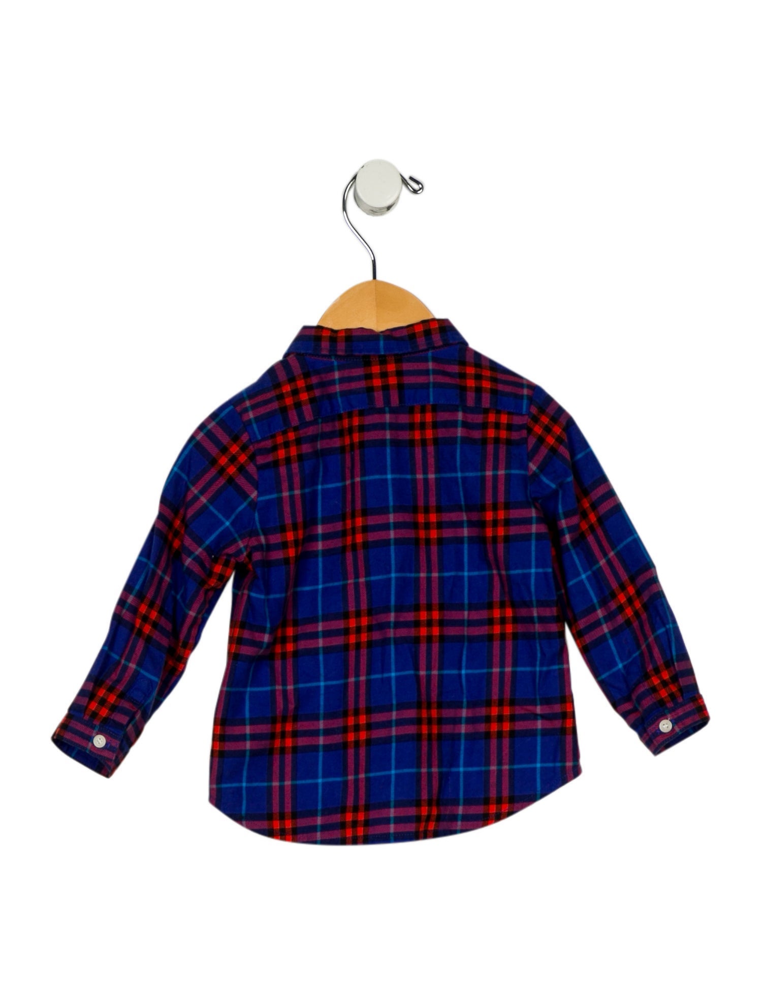 Burberry Infant Boys' Printed Button Up Long Sleeve Shirt