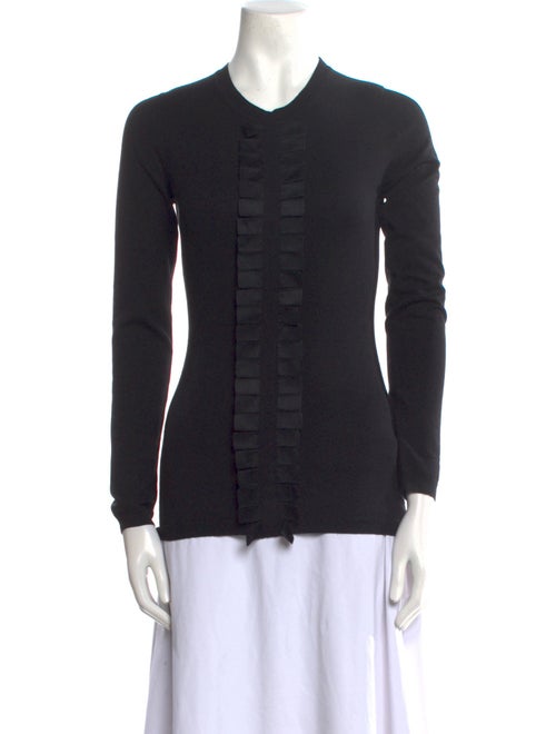 Burberry Silk V-Neck Sweater