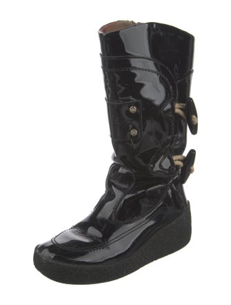 Burberry Patent Leather Boots
