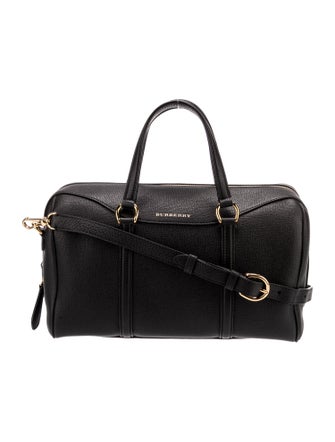 Burberry Leather Top Handle Bag