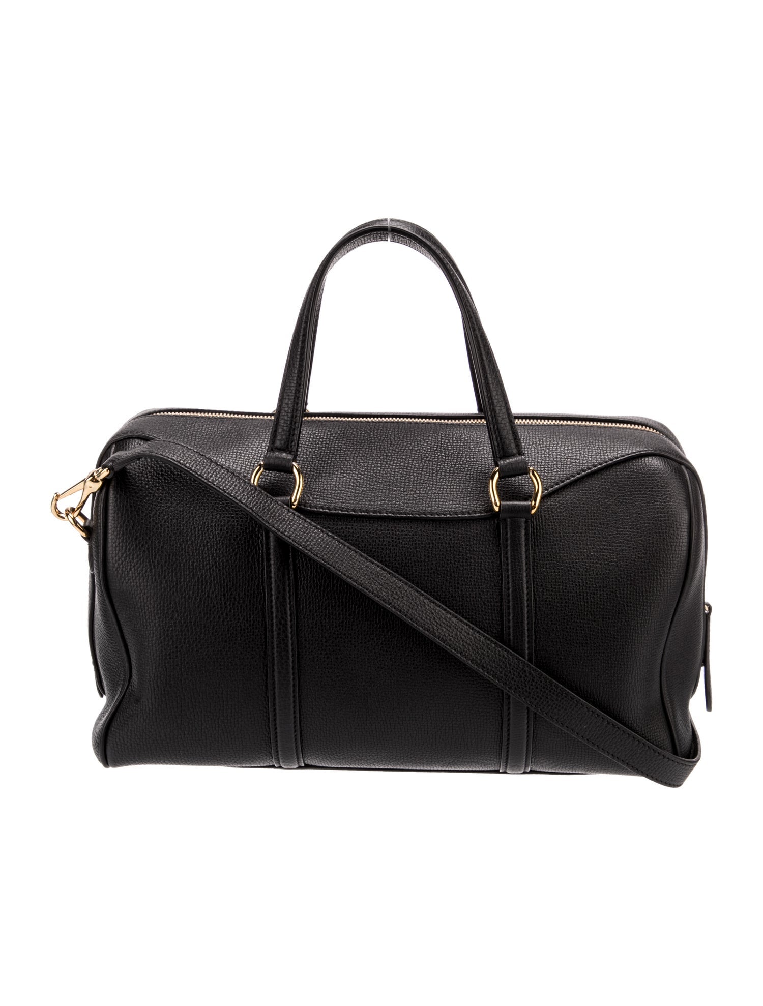 Burberry Leather Top Handle Bag