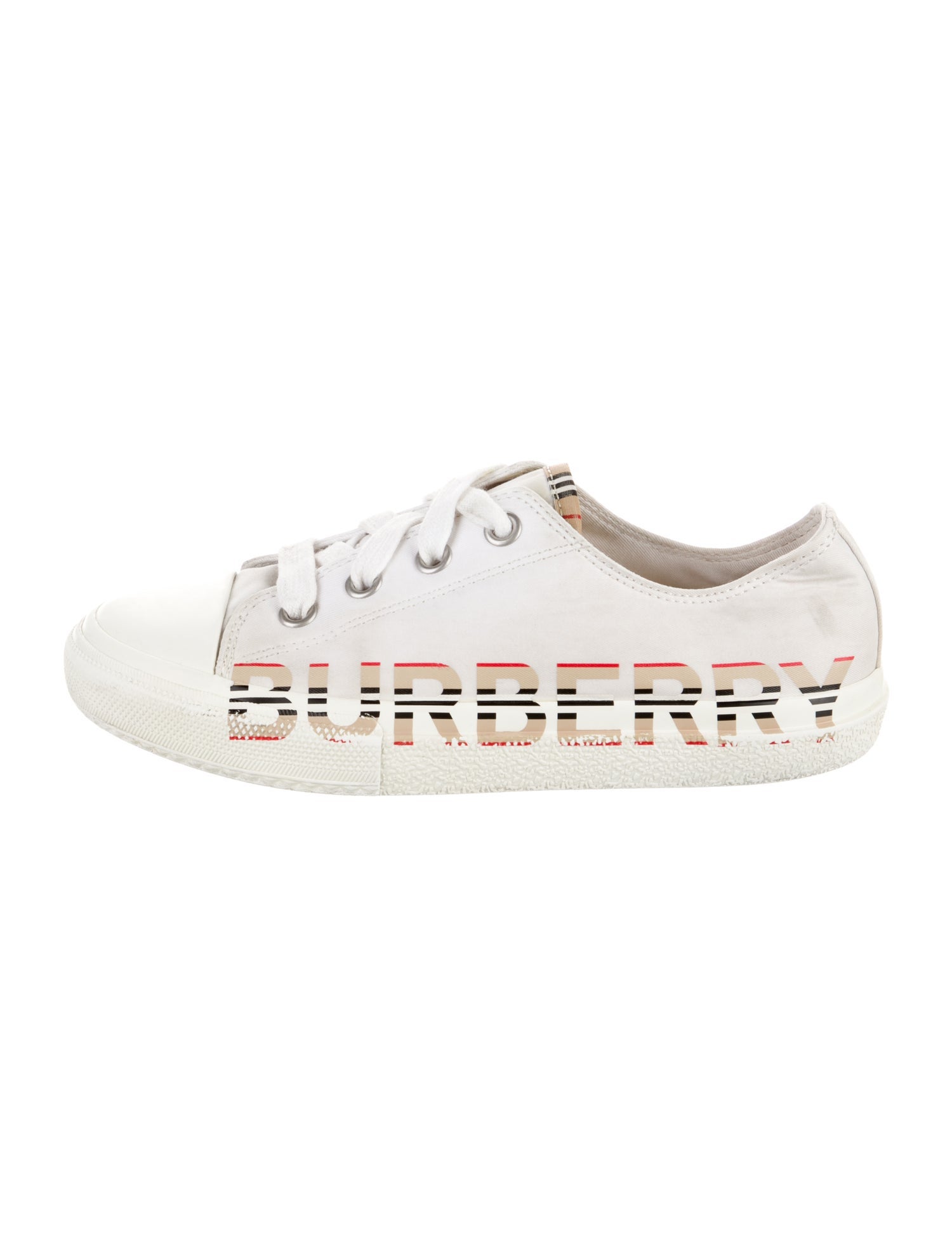 Burberry Kids' Logo Print Sneakers