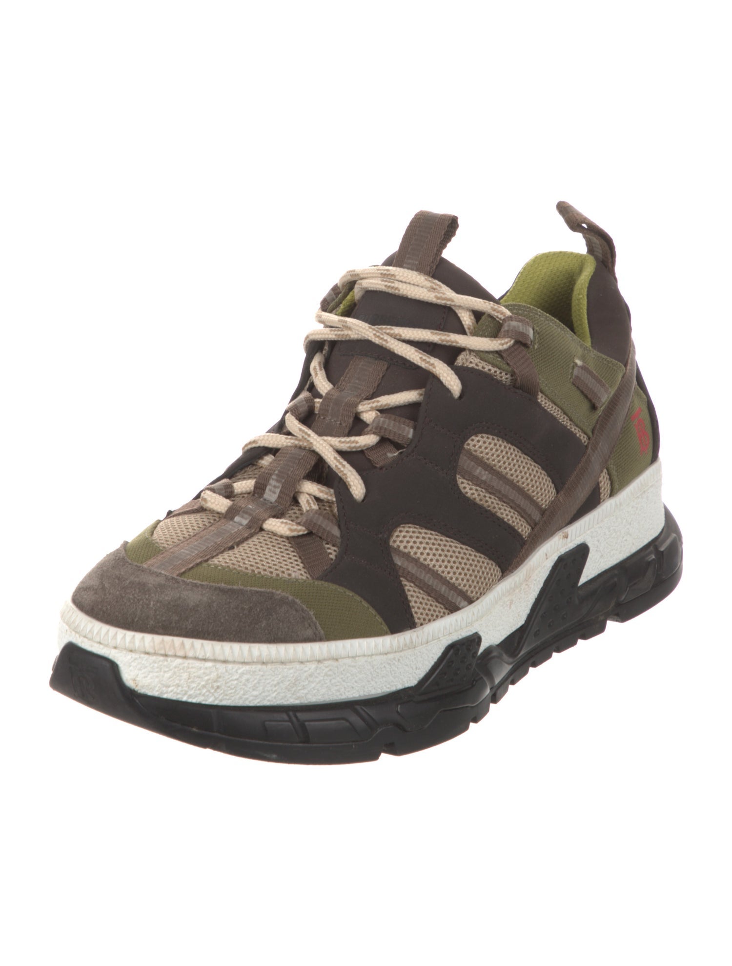 Burberry Logo Leather Sandals with Rubber Sole main image 1