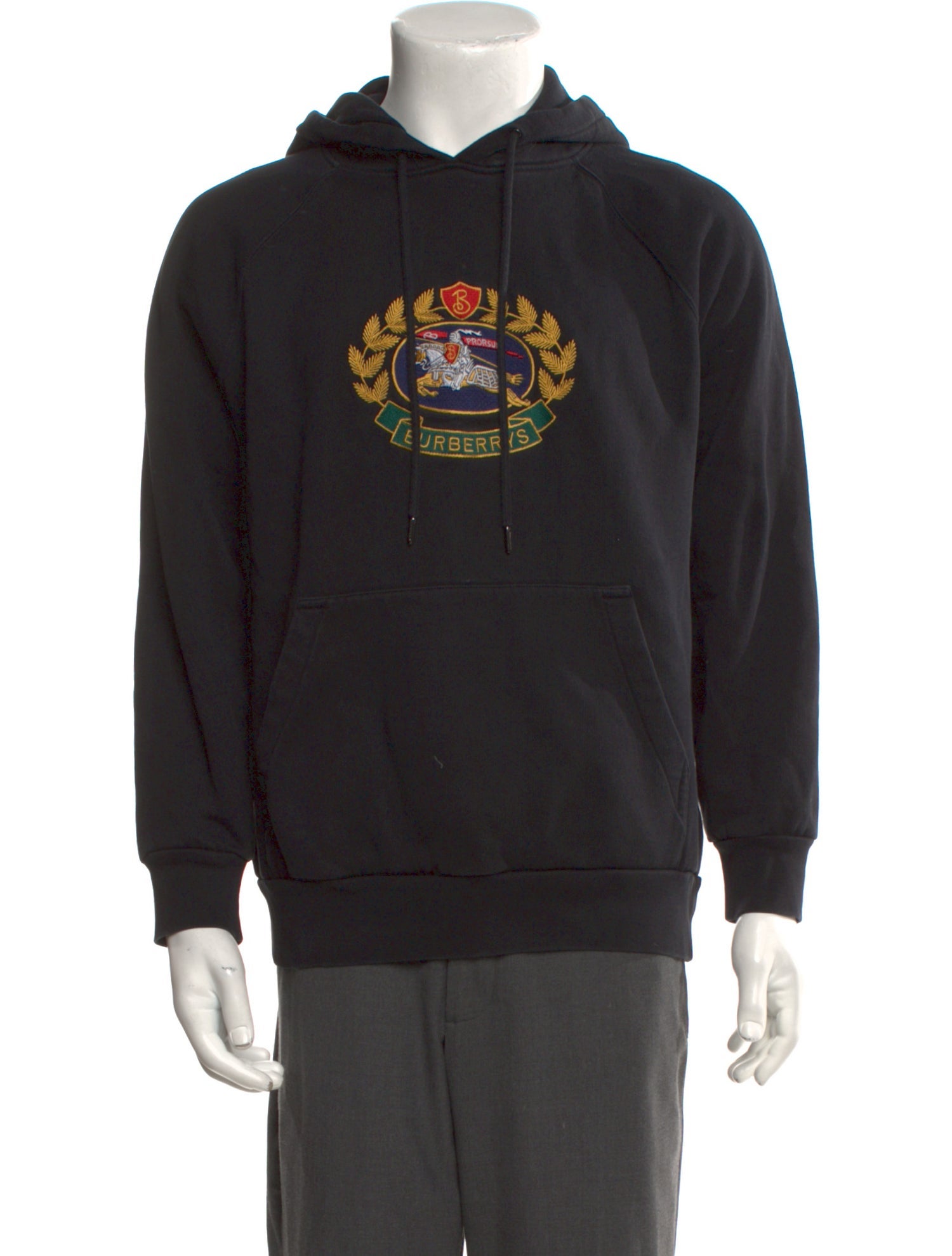 Burberry Graphic Print Crew Neck Hoodie