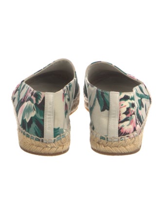 Burberry Canvas Floral Print Espadrilles