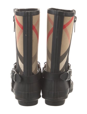 Burberry Canvas Printed Boots