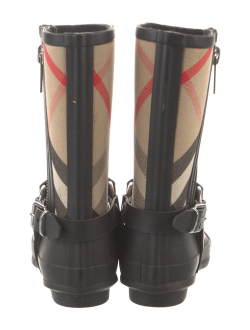 Burberry Canvas Printed Boots